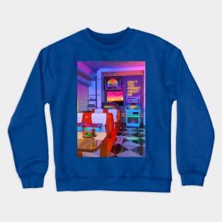 Retrowave Dine & Dream Crewneck Sweatshirt